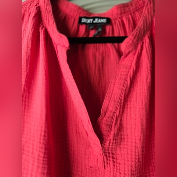 Dkny Jeans Hot Pink Womens Sleeveless Top- XLarge - Picture 4 of 7